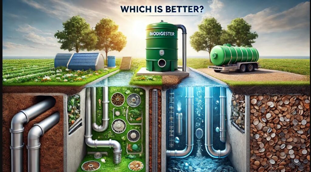 BIODIGESTERS Vs SEPTIC TANK AND SOAKAWAY